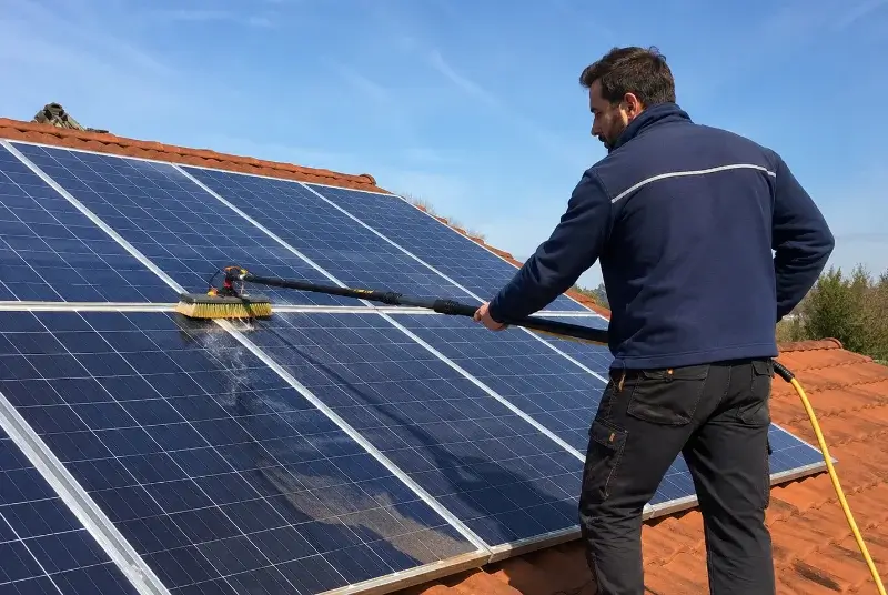 Nettoyage et entretien de panneaux solaires à Donges